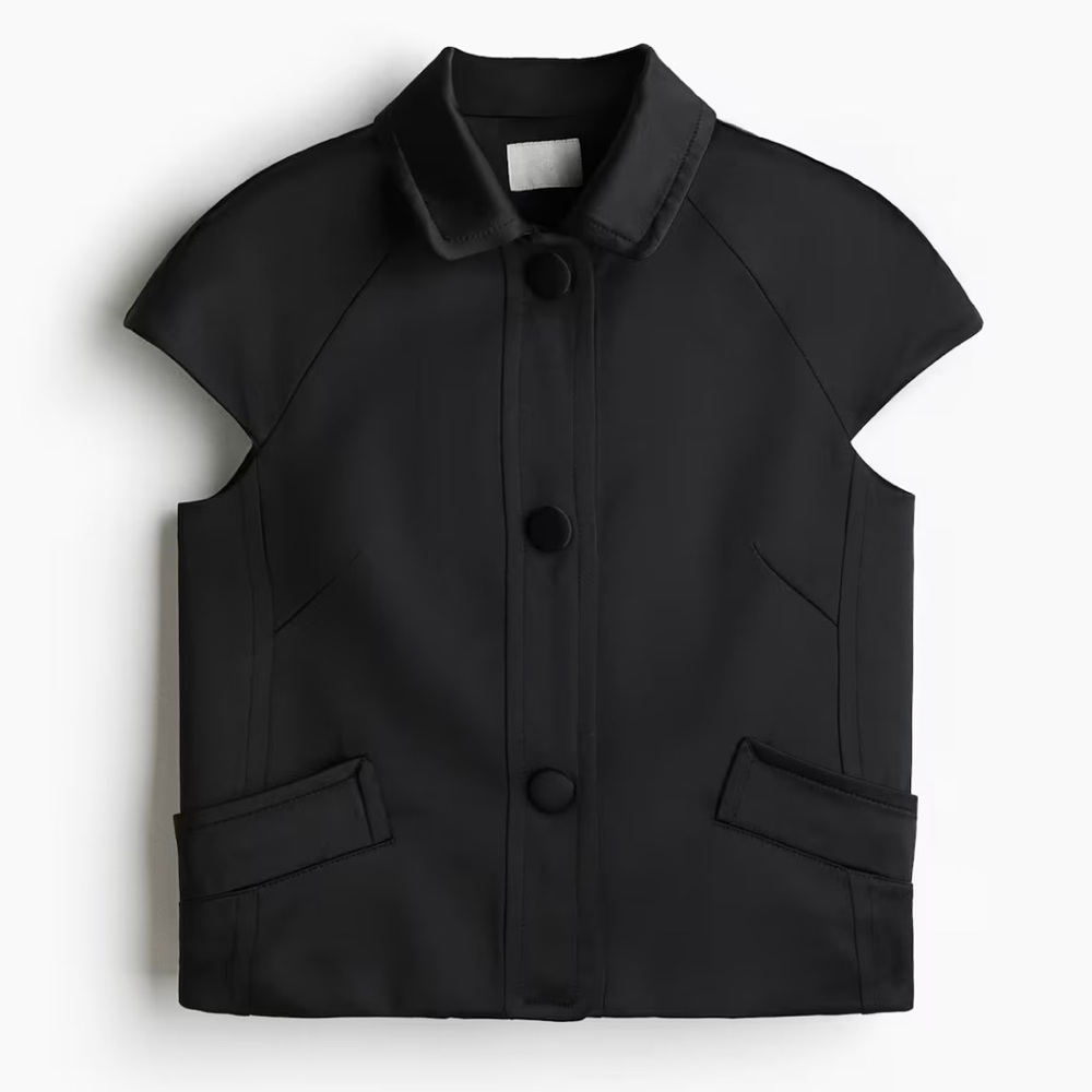 H&M Black Vest